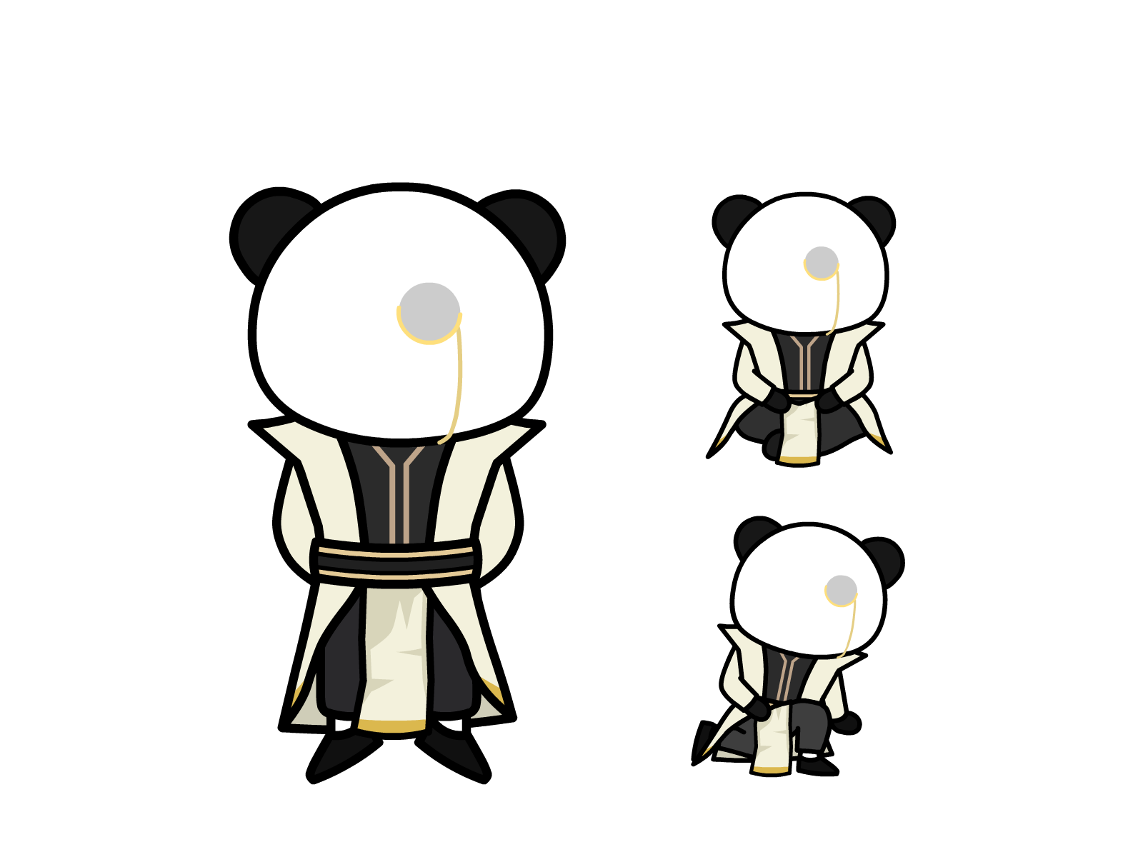 人物图-玄幻修仙-多动作-男4