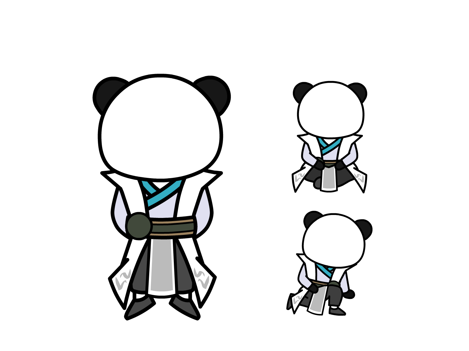 人物图-玄幻修仙-多动作-男5