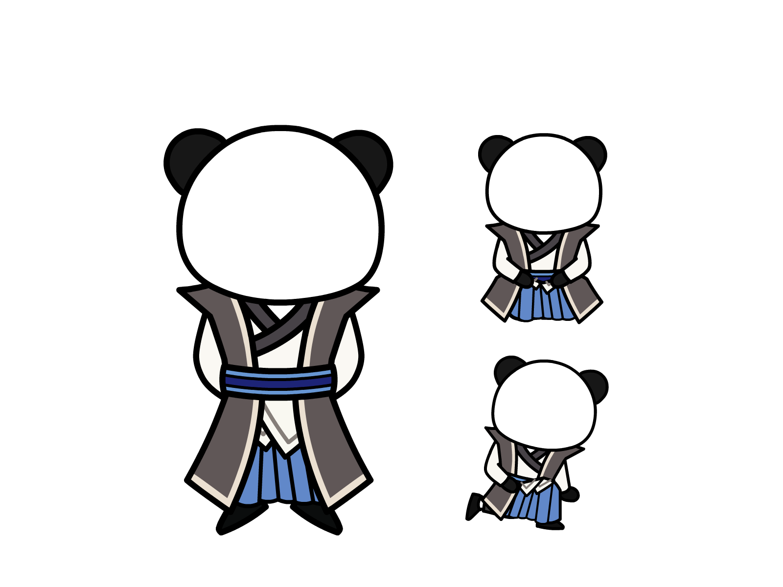 人物图-玄幻修仙-多动作-男6