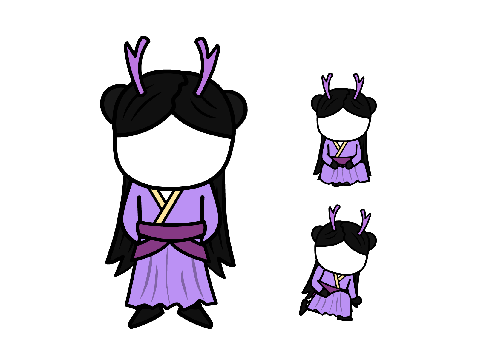 人物图-玄幻修仙-多动作-女6