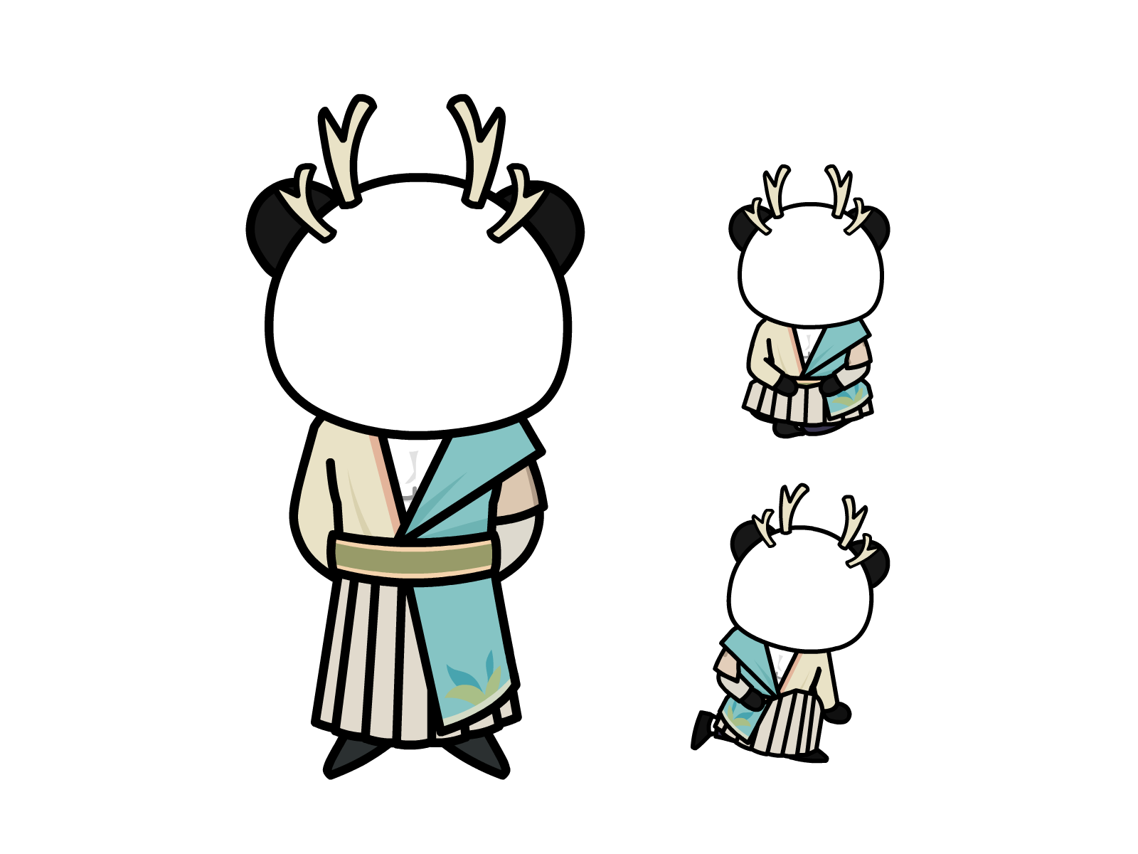 人物图-玄幻修仙-多动作-男5