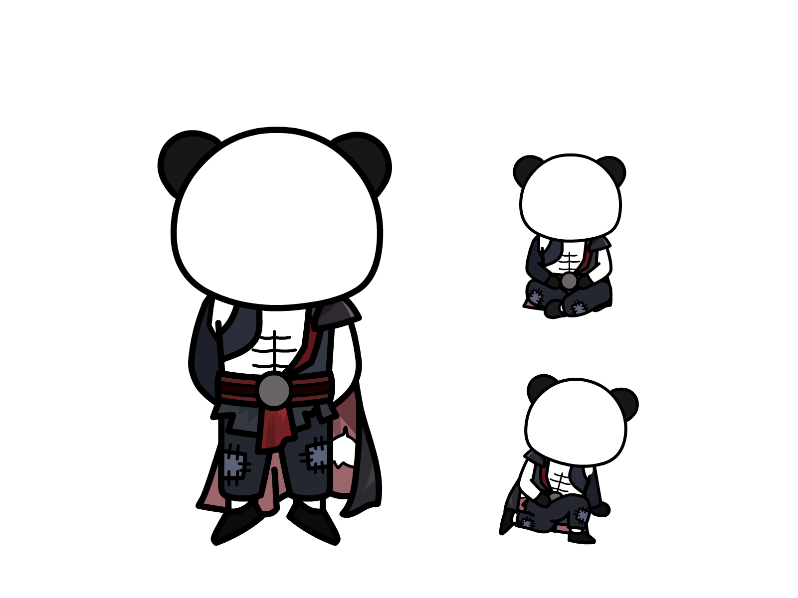 人物图-玄幻修仙-多动作-男3