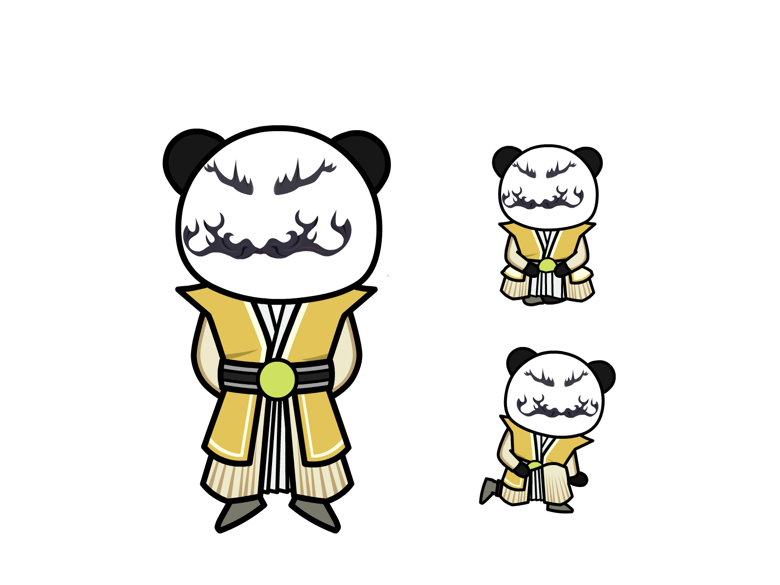 人物图-玄幻修仙-多动作-男3