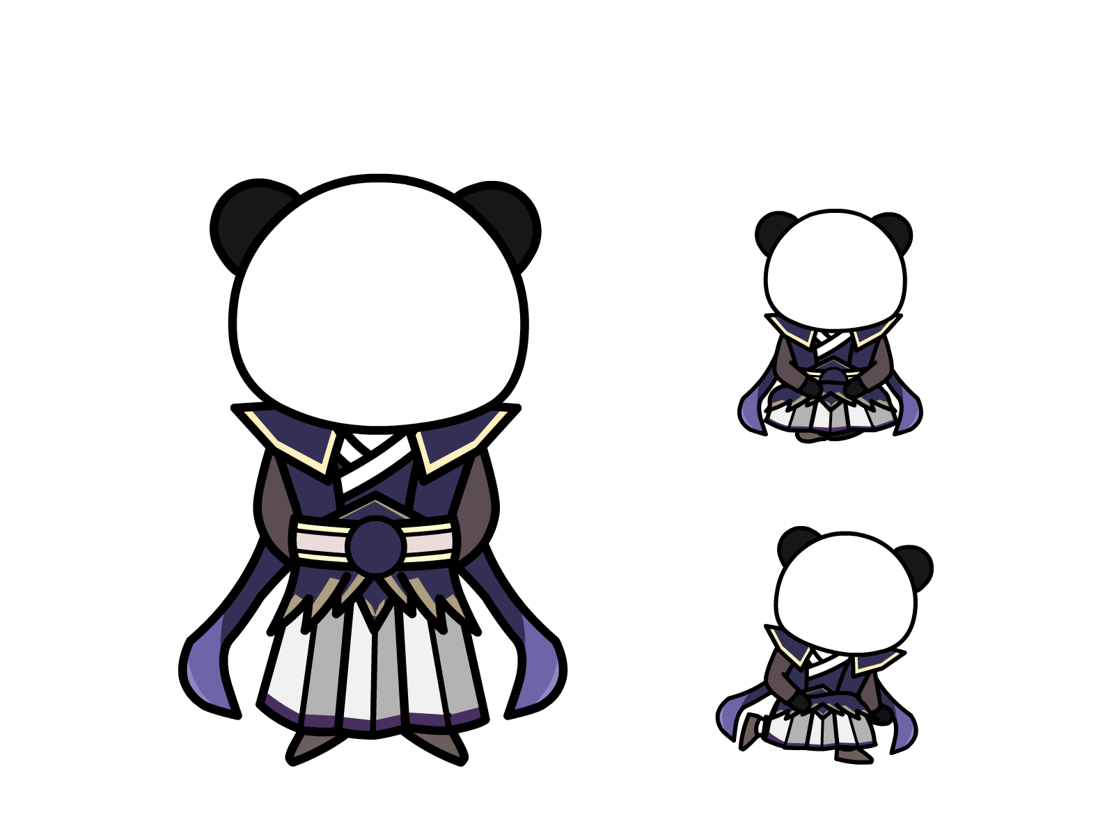 人物图-玄幻修仙-多动作-男1